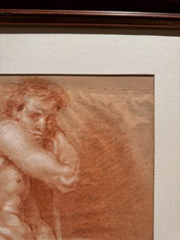 Old Master Drawing of Nude Attributed to Gaetano Gandolfi
