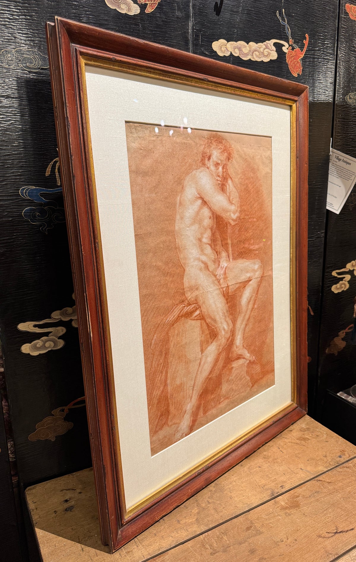 Old Master Drawing of Nude Attributed to Gaetano Gandolfi