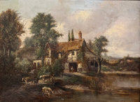 Rural Scene Landscape Painting by Joseph Thors