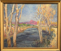 River Valley Landscape by Jessie Benton Steese Evans