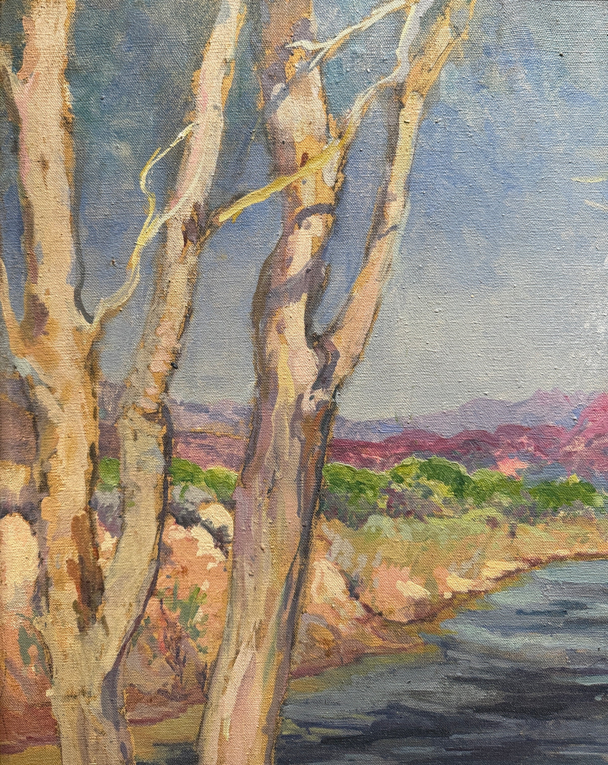River Valley Landscape by Jessie Benton Steese Evans