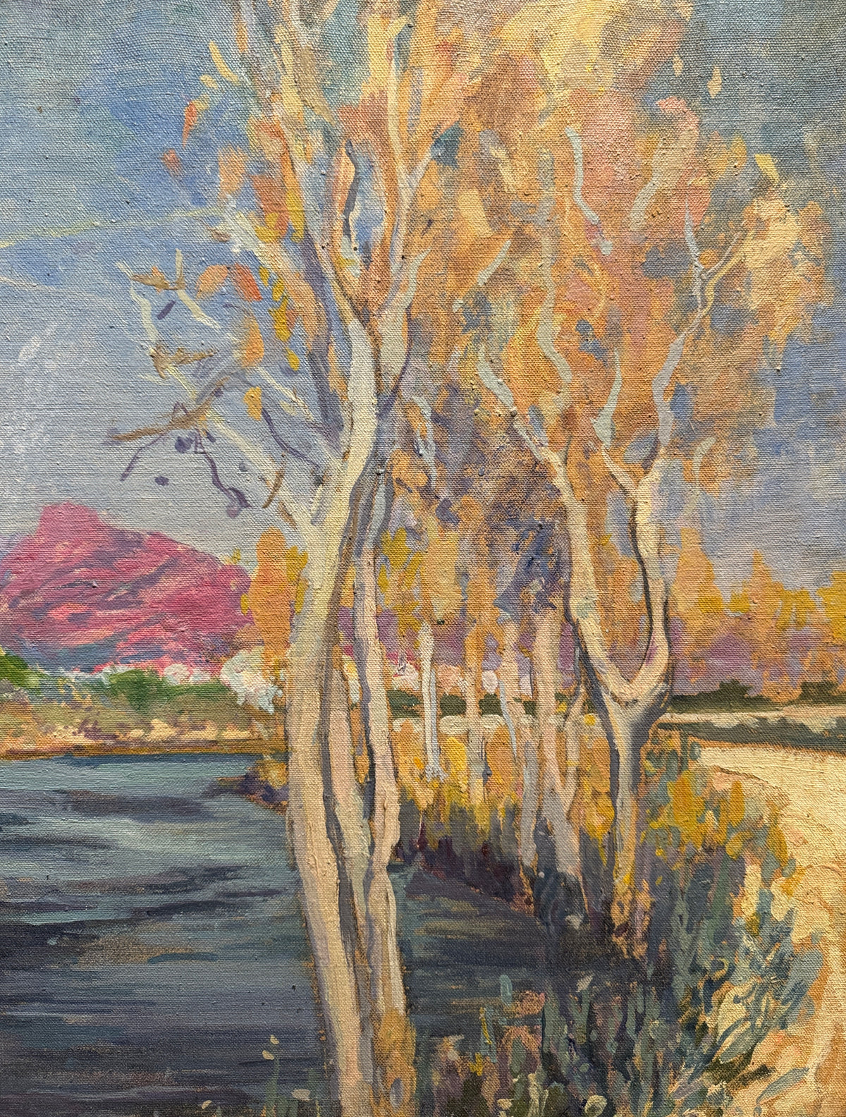 River Valley Landscape by Jessie Benton Steese Evans