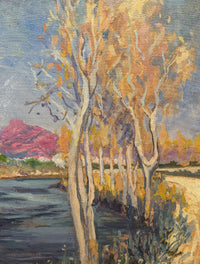River Valley Landscape by Jessie Benton Steese Evans