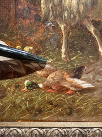 19th Century Painting of Sheep by A. Novey