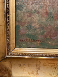 "French Countryside" 19th Century Painting by Frank A. Barney
