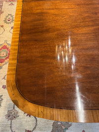 Vintage Baker Silver Label Double Pedestal Dining Table