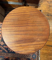 19th Century English Pub Table With Red Paint
