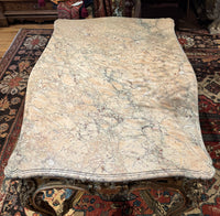 Napoleon III Giltwood and Marble Center Table