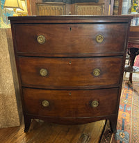 Early 19th Century Georgian Mahogany Bowfront Chest