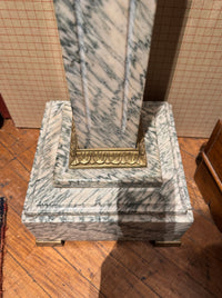 Neoclassical Style Marble Pedestal With Ormolu Mounts