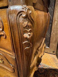 18th Century Southern French Marble Top Bombe Commode