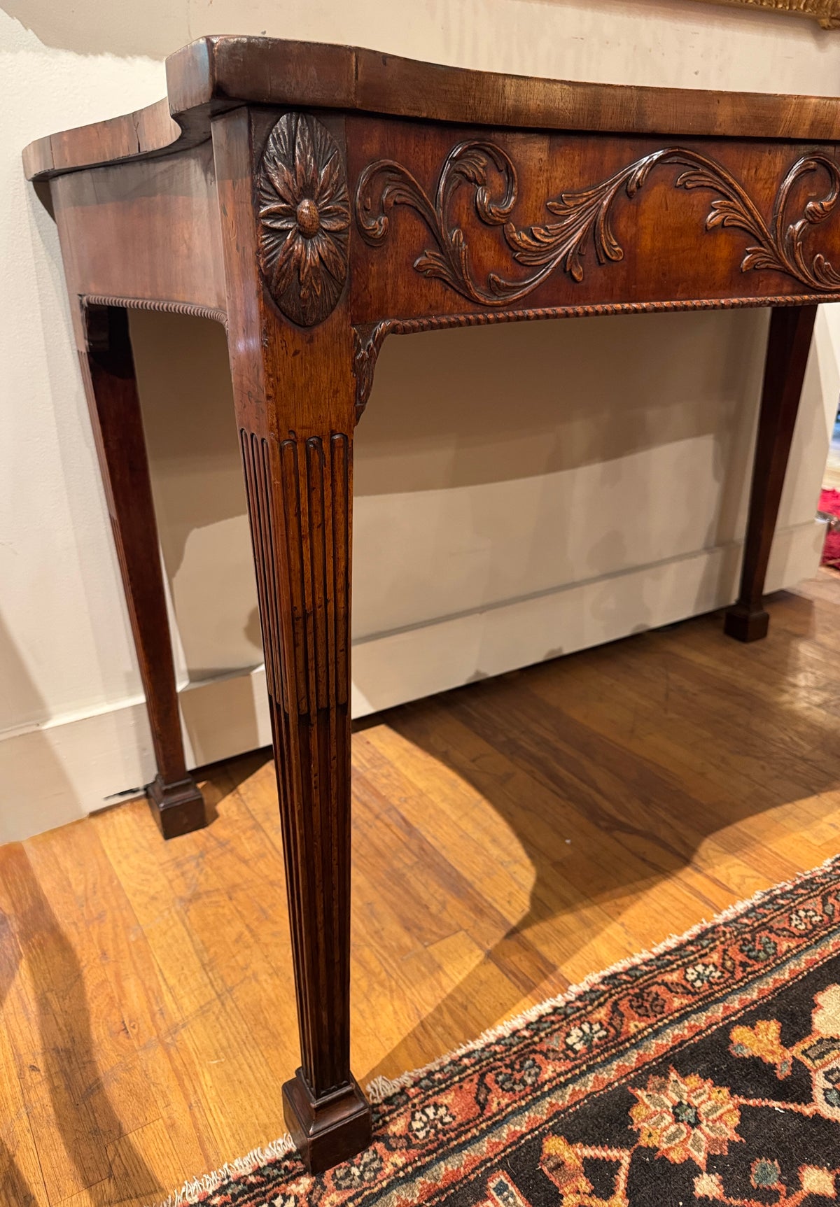 Fine George III Neoclassical Mahogany Serving Table