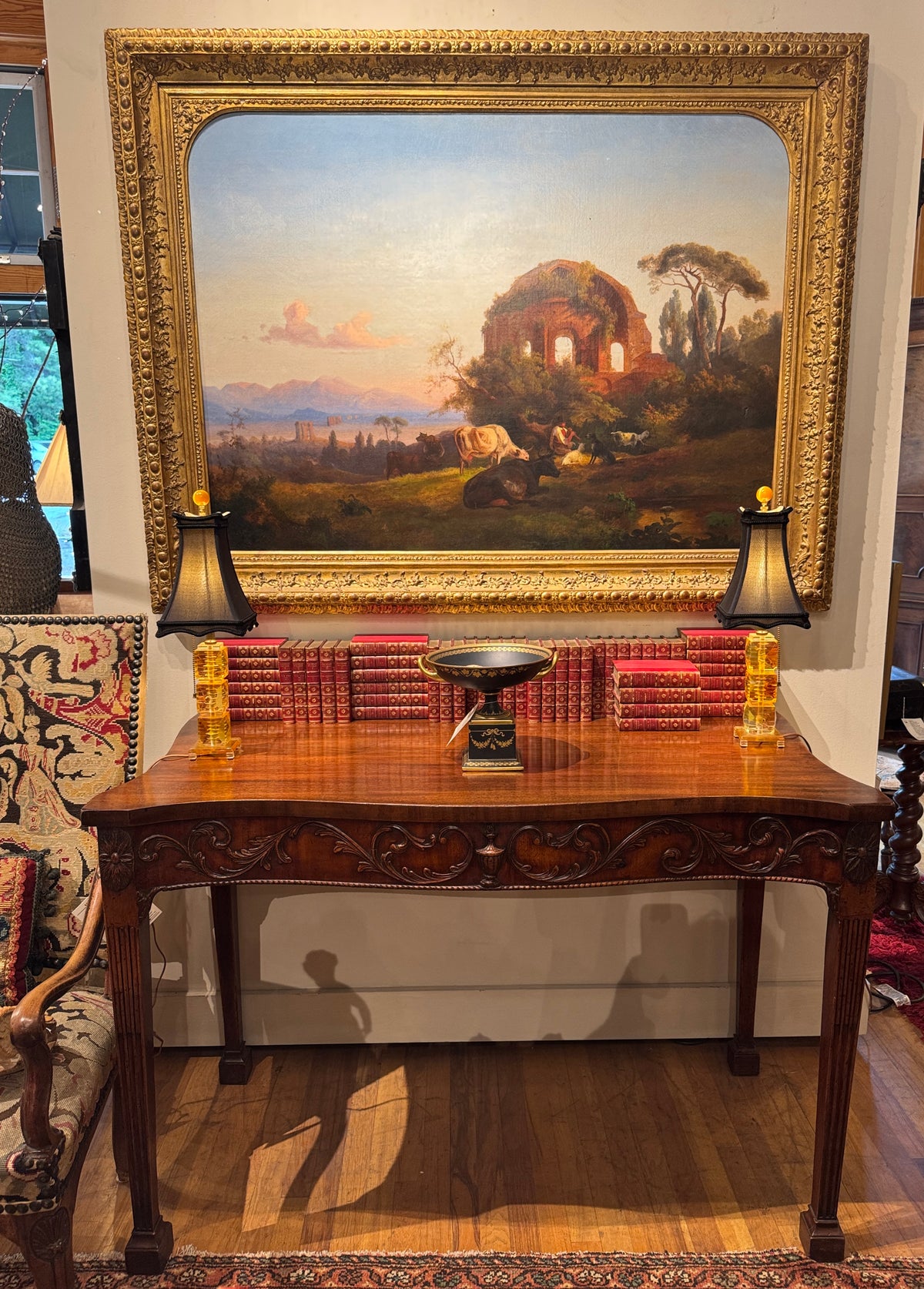 Fine George III Neoclassical Mahogany Serving Table