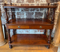 Late 19th Century Edwardian Mahogany 3 Tier Etagere