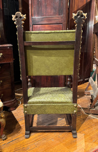 Monumental Late 19th Century Italian Baroque Throne Chair