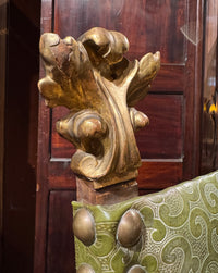Monumental Late 19th Century Italian Baroque Throne Chair