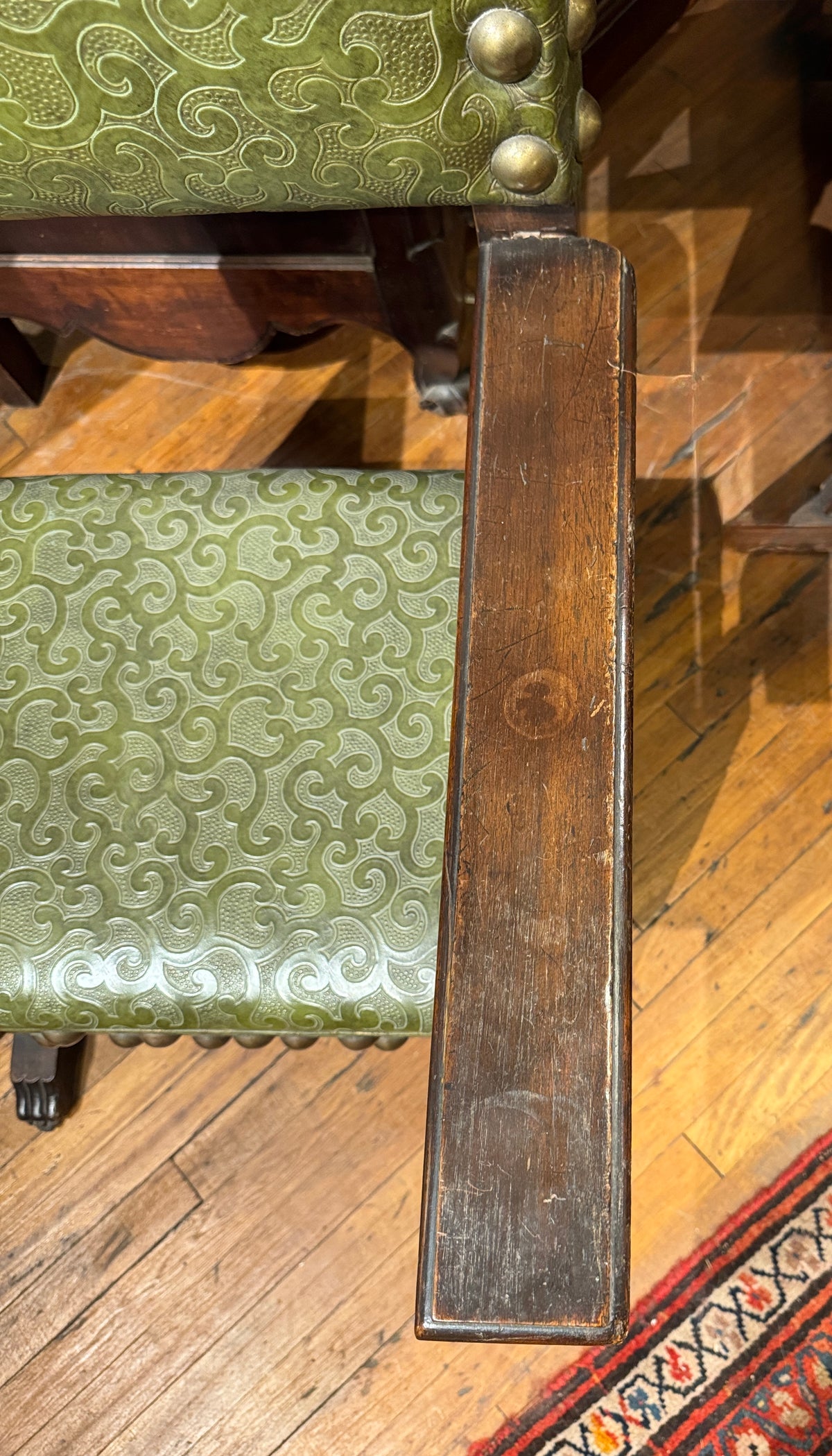 Monumental Late 19th Century Italian Baroque Throne Chair