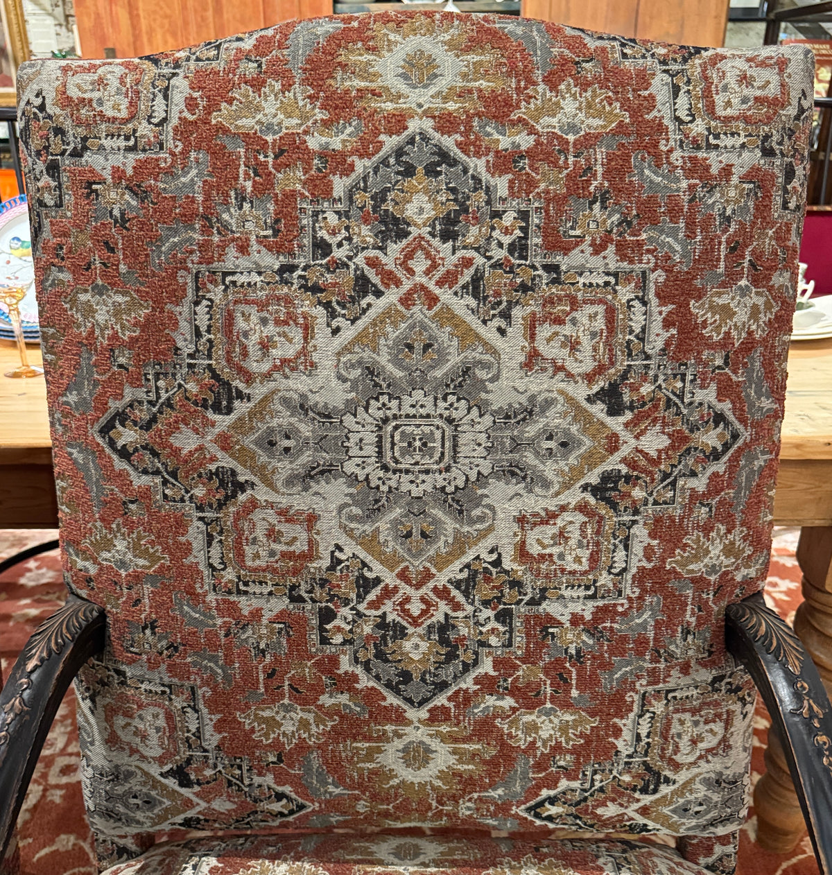 Pair Regence Revival Needlepoint Painted Fauteuil