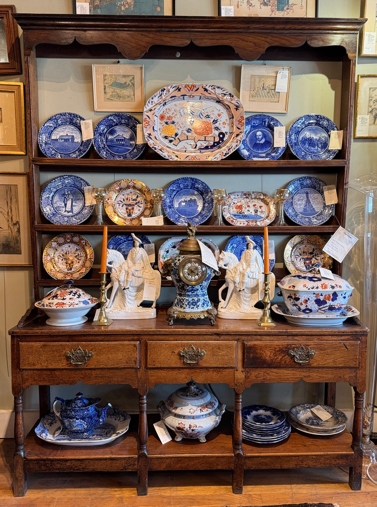 Early 18th Century Open Back Welsh Dresser