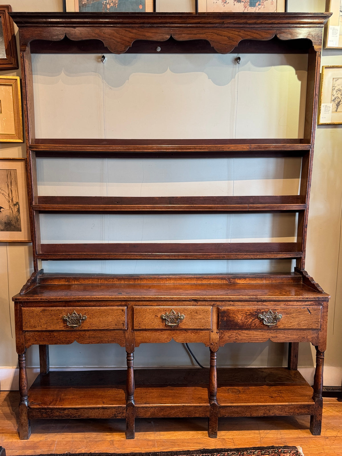 Early 18th Century Open Back Welsh Dresser