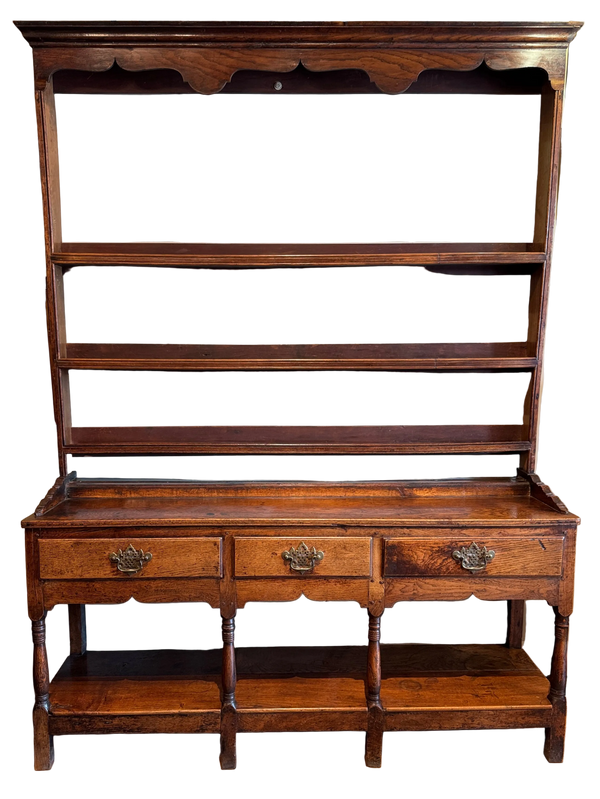 Early 18th Century Open Back Welsh Dresser
