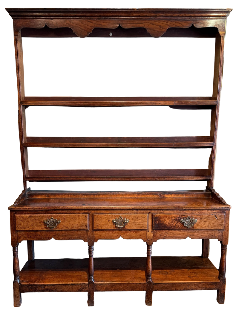 Early 18th Century Open Back Welsh Dresser