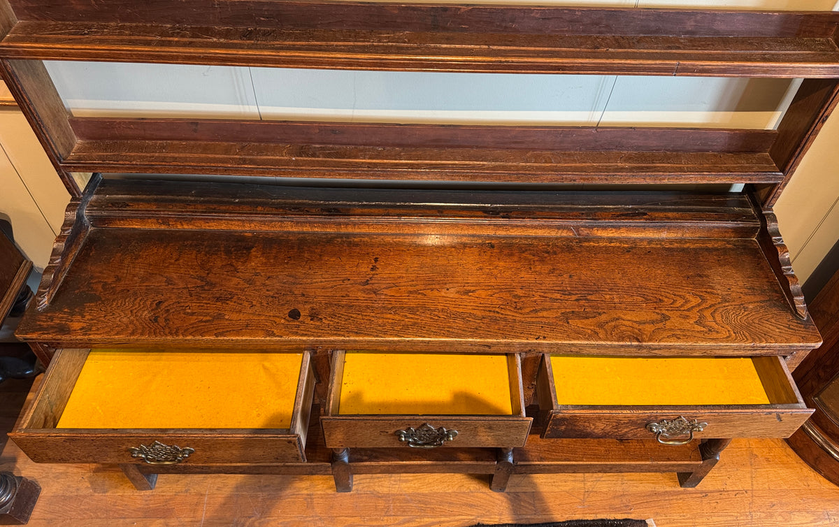 Early 18th Century Open Back Welsh Dresser