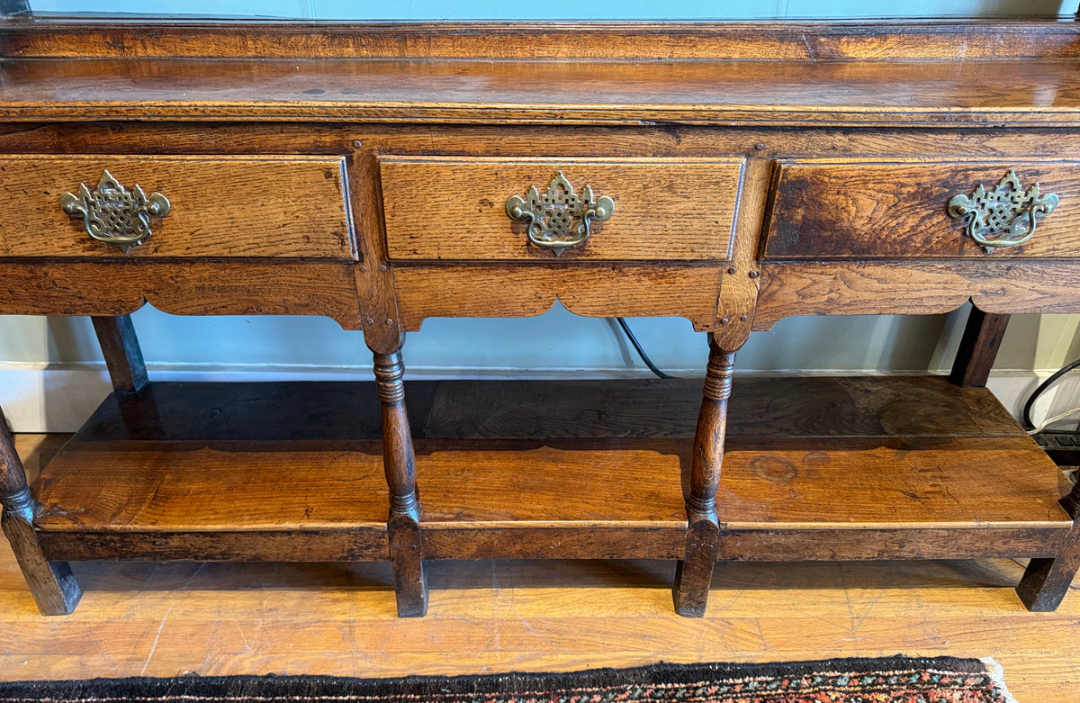 Early 18th Century Open Back Welsh Dresser