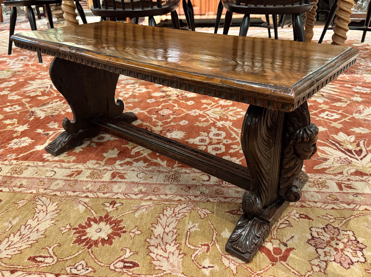Renaissance Revival Italian Bench