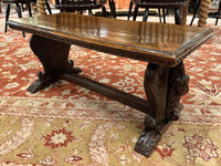 Renaissance Revival Italian Bench