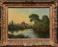 19th Century English Landscape Painting by Edwin Boddington