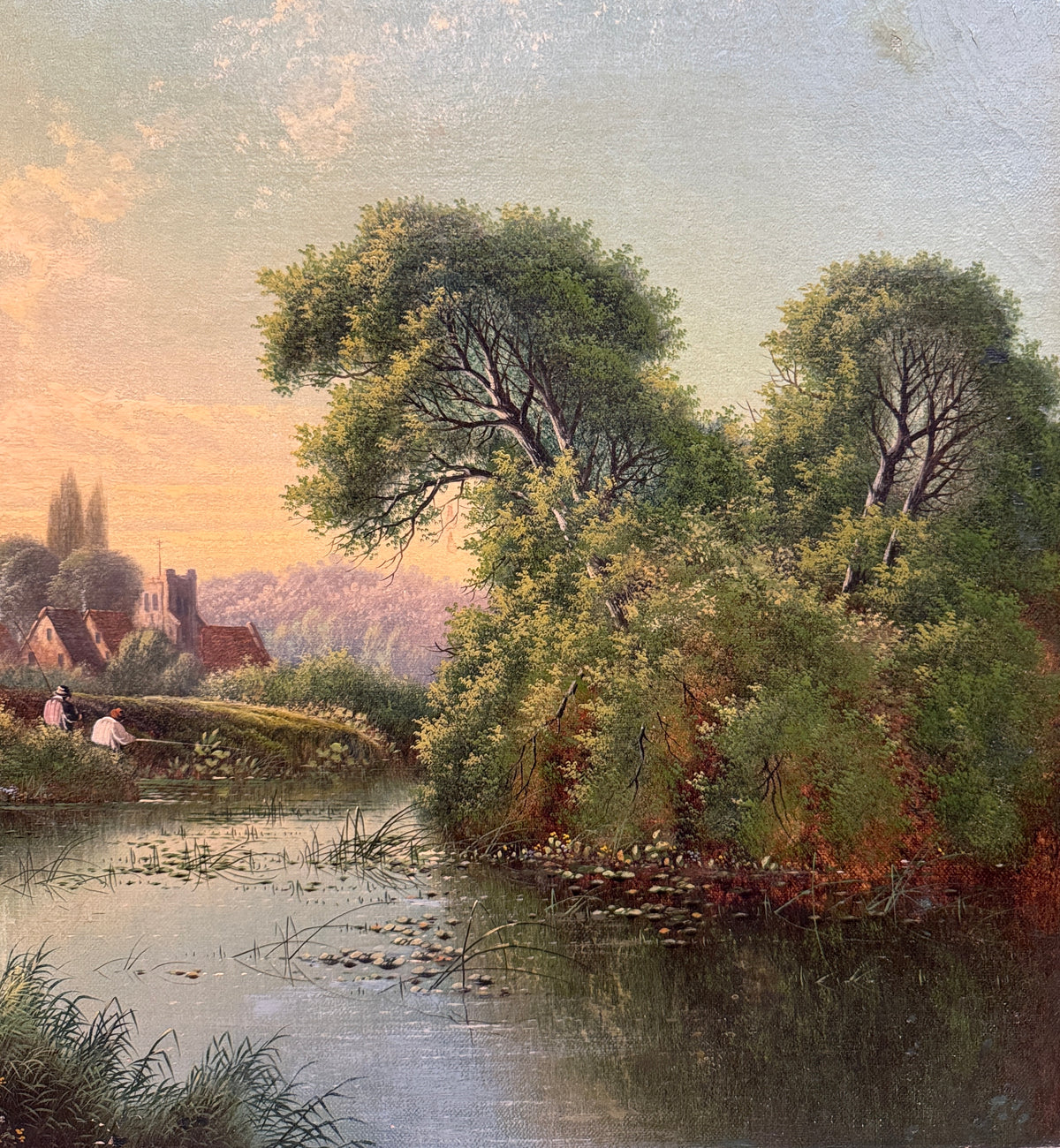 19th Century English Landscape Painting by Edwin Boddington