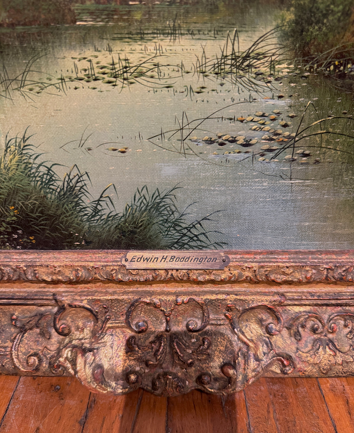19th Century English Landscape Painting by Edwin Boddington