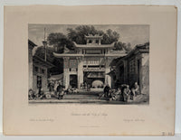 "Entrance Into the City of Amoy," Engraving After Thomas Allom