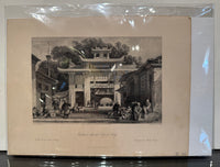 "Entrance Into the City of Amoy," Engraving After Thomas Allom