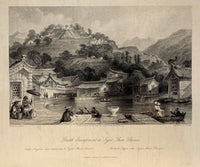 "British Encampment on Irgao-Shan, Chusan," Engraving After Thomas Allom