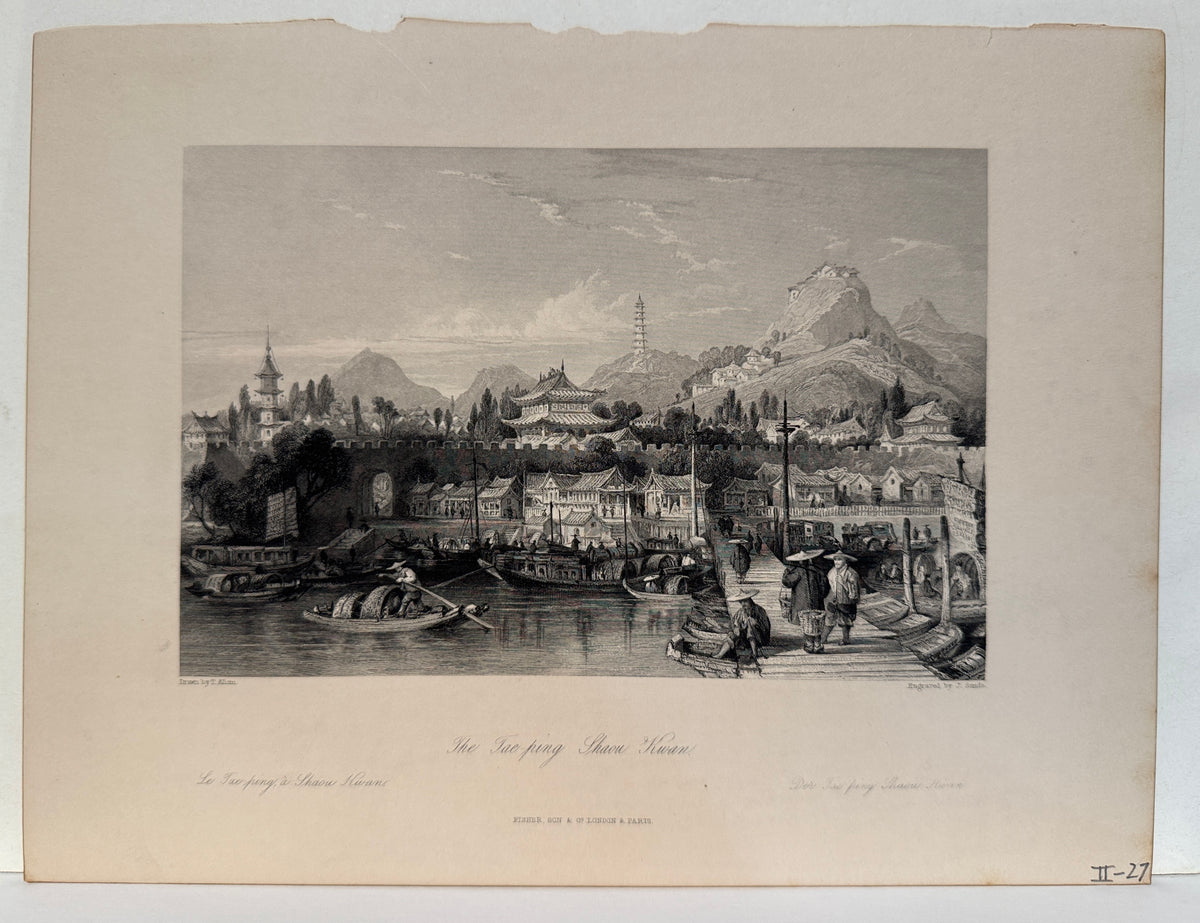 "The Tae-ping Shaou Kwan," Engraving After Thomas Allom