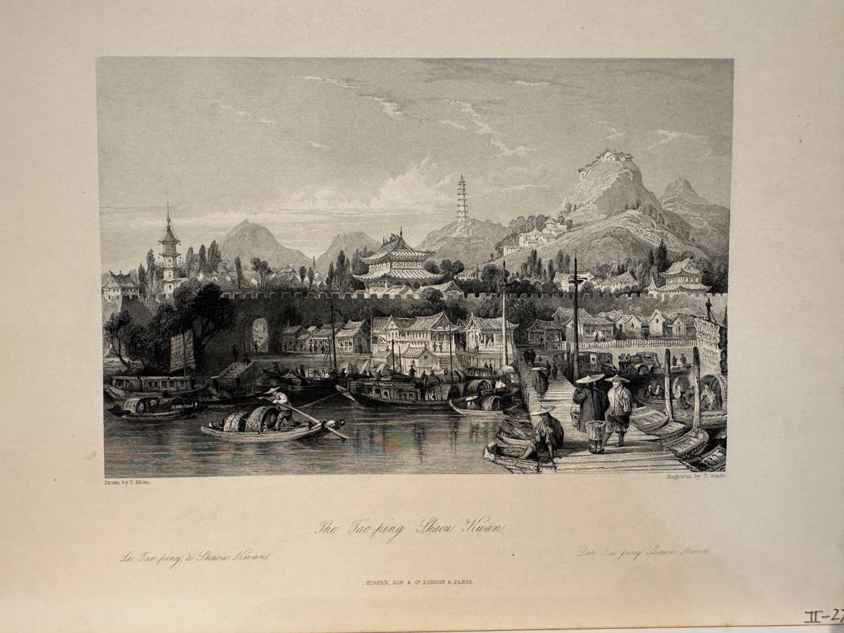 "The Tae-ping Shaou Kwan," Engraving After Thomas Allom