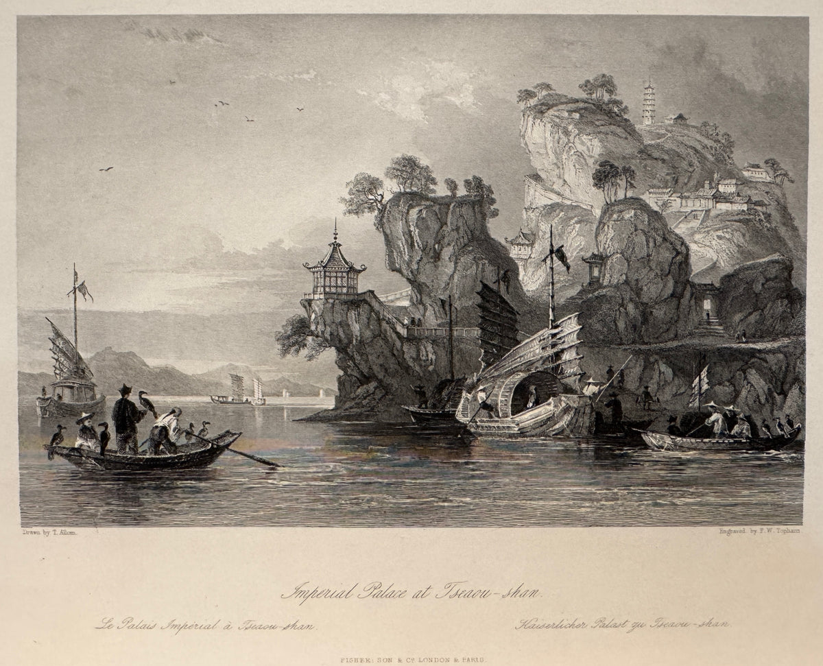 "Imperial Palace At Tseaou-shan," Engraving After Thomas Allom