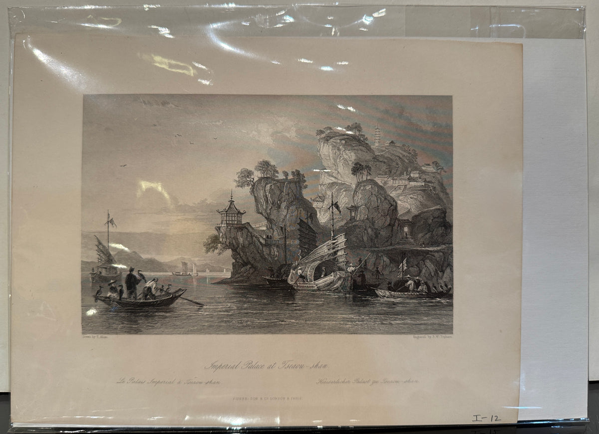 "Imperial Palace At Tseaou-shan," Engraving After Thomas Allom