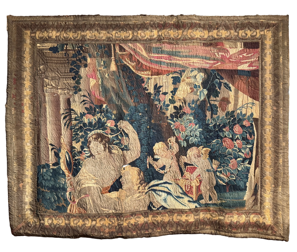 Late 17th Century French Tapestry, "Rinaldo and Armida"