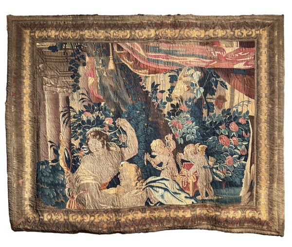 Late 17th Century French Tapestry, "Rinaldo and Armida"