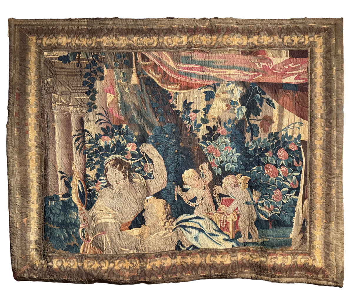 Late 17th Century French Tapestry, "Rinaldo and Armida"