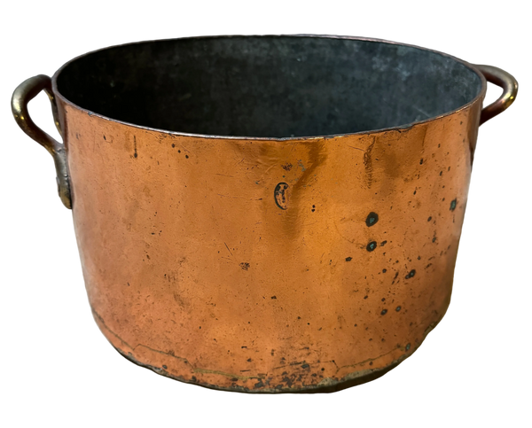 Large Mid 19th Century Copper Cauldron