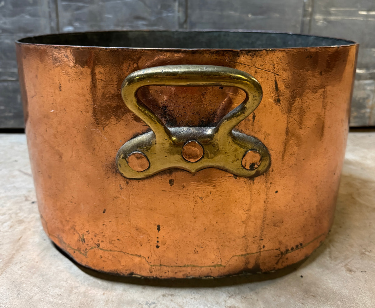 Large Mid 19th Century Copper Cauldron