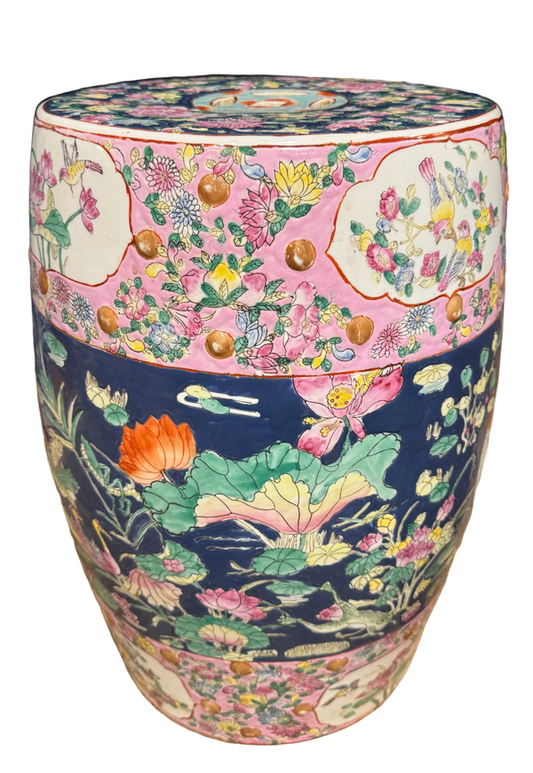 Famille Rose Garden Stool