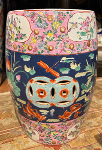 Famille Rose Garden Stool