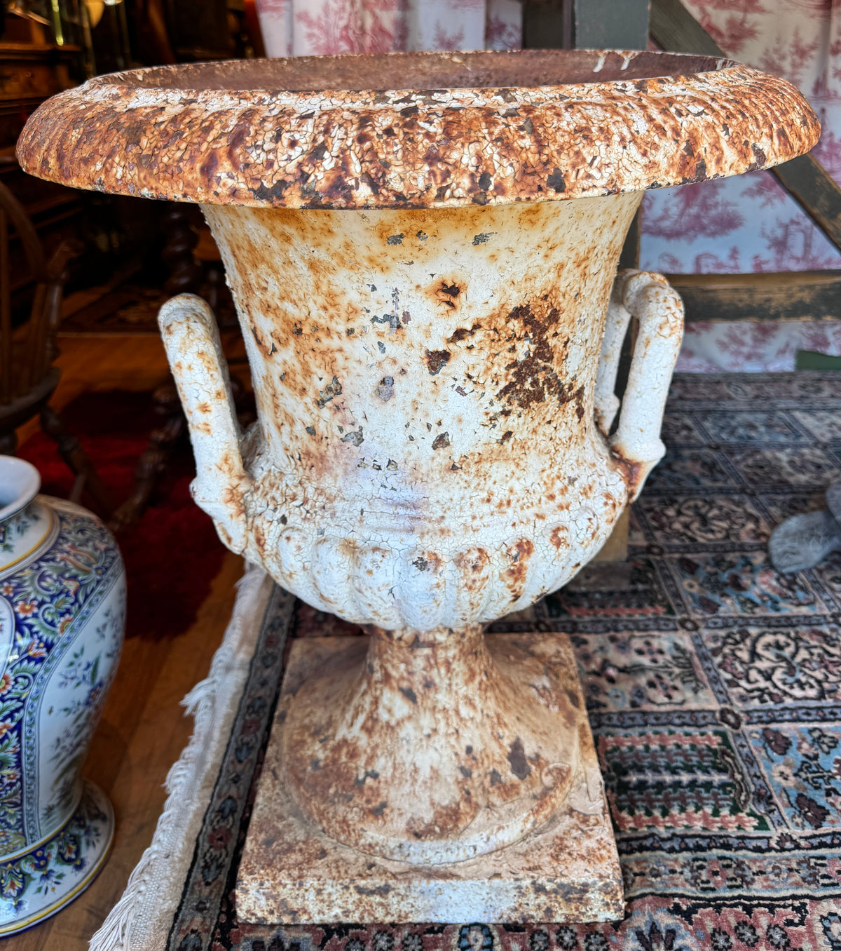 19th Century Neoclassical Style Cast Iron Urn