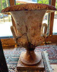 19th Century Neoclassical Style Cast Iron Urn