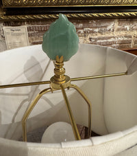 Chinese Lidded Jar Converted To a Lamp, 20th Century